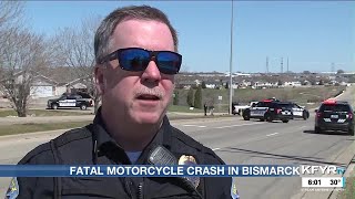 Bismarck Police Lieutenant explains crash that left an 18-year-old man dead