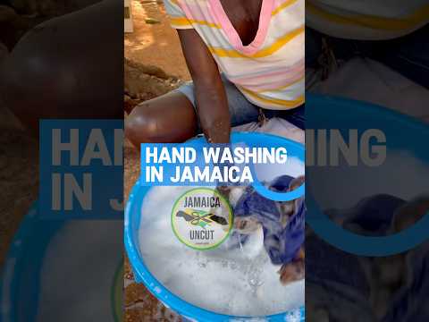 Laundry by hand in Jamaica