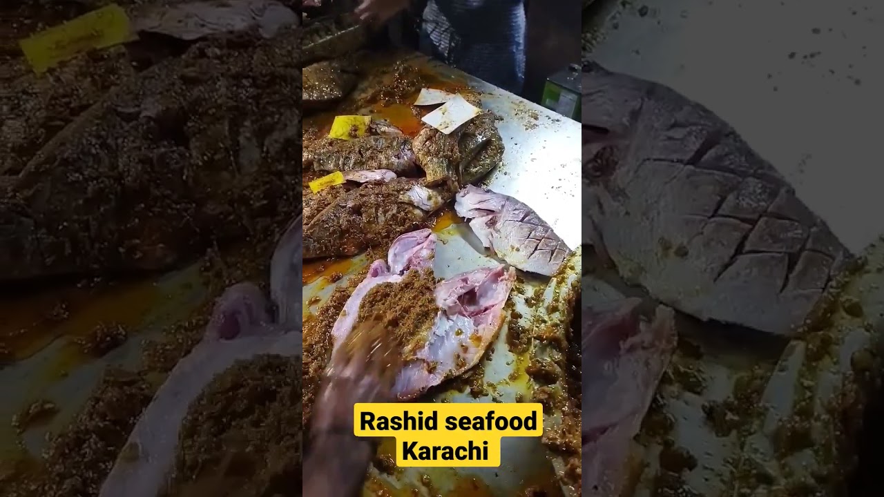 Rashid seafood 🦞 kemari Karachi Pakistan street Food