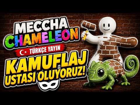 KAMUFLAJ USTASI OLUYORUZ! 🎭 | Meccha Chameleon Türkçe