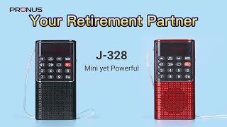 PRUNUS J-328 FM Radio Speaker With Recording Function, Your Retirement Partner!