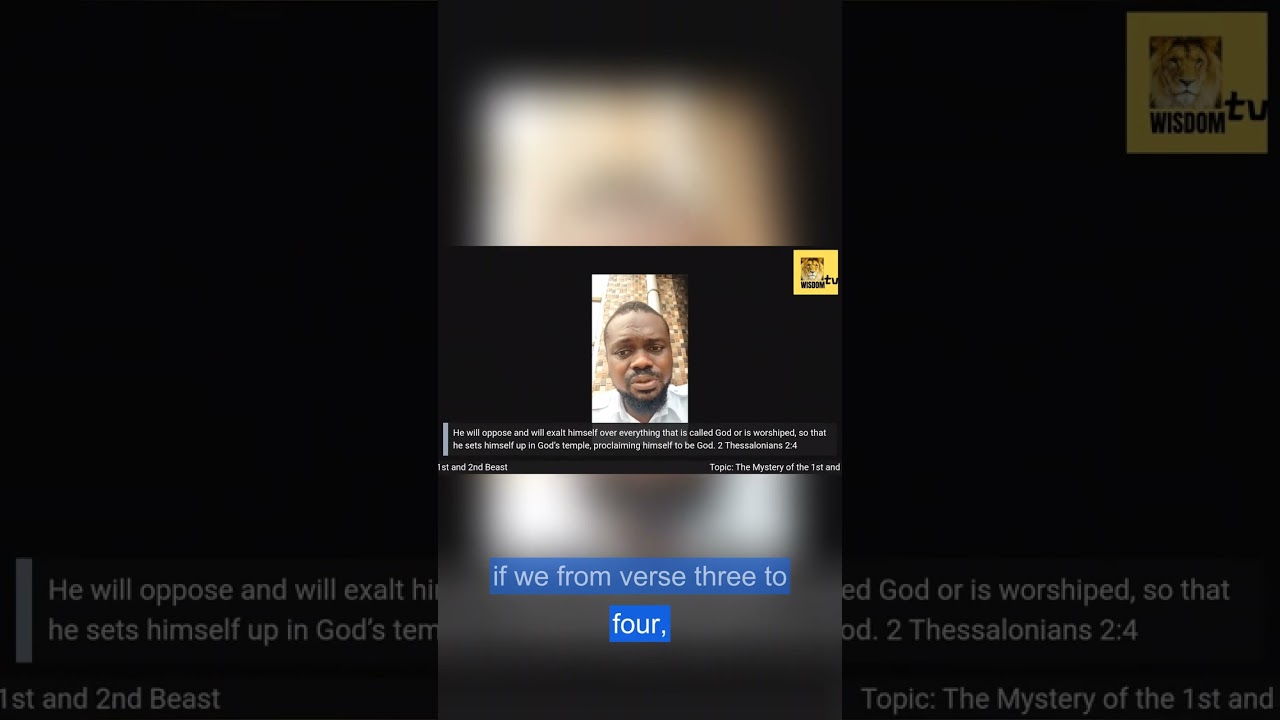 The First Beast: The Man of Sin Explained