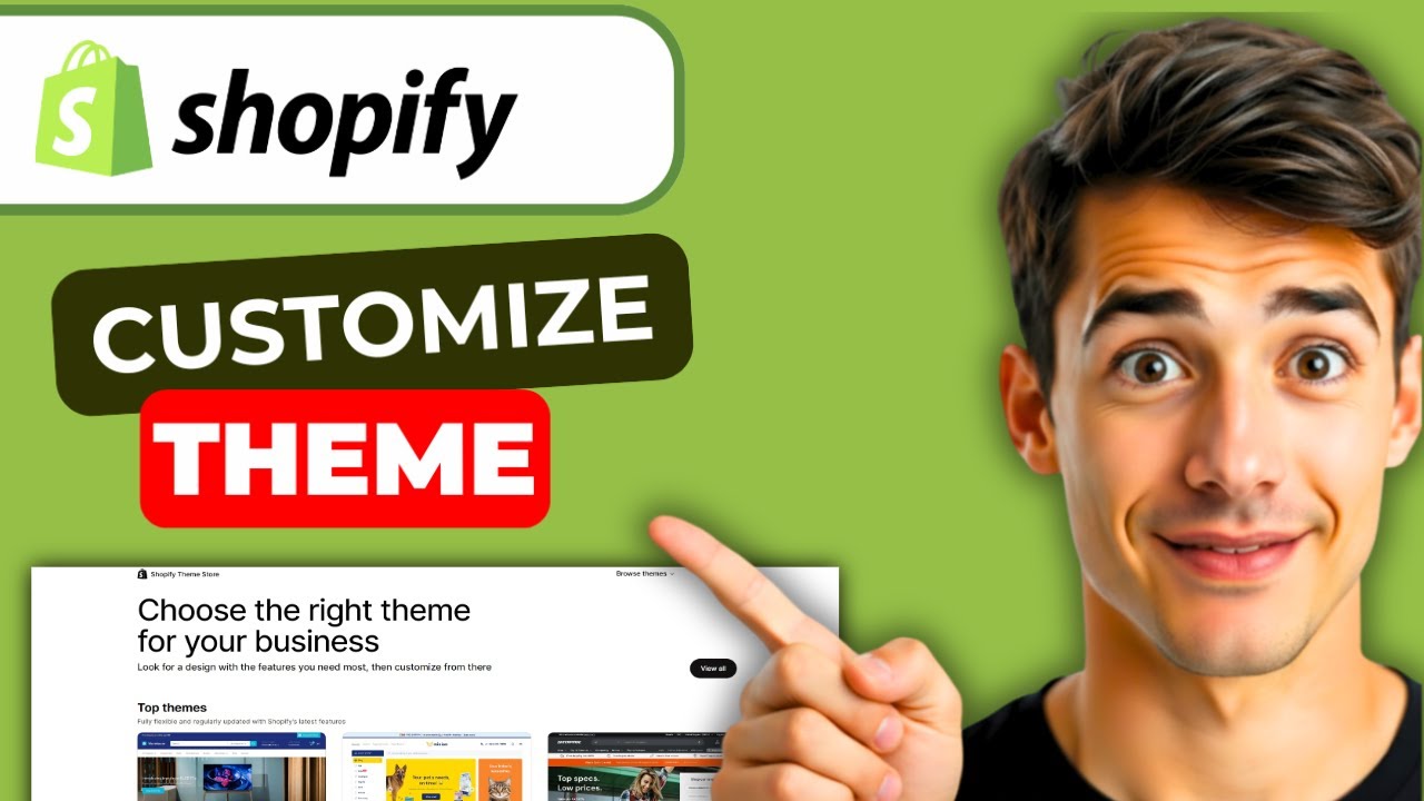 How To Customize Shopify Themes (Easiest Way) (2026 Guide) - YouTube
