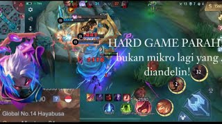 MUSUH KUAT SAMPE LATE GAME?, Gas adu mikro makro ga sih?. Gameplay Hayabusa - El Zaay