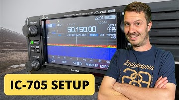 Icom IC-705 Basic Setup and Overview