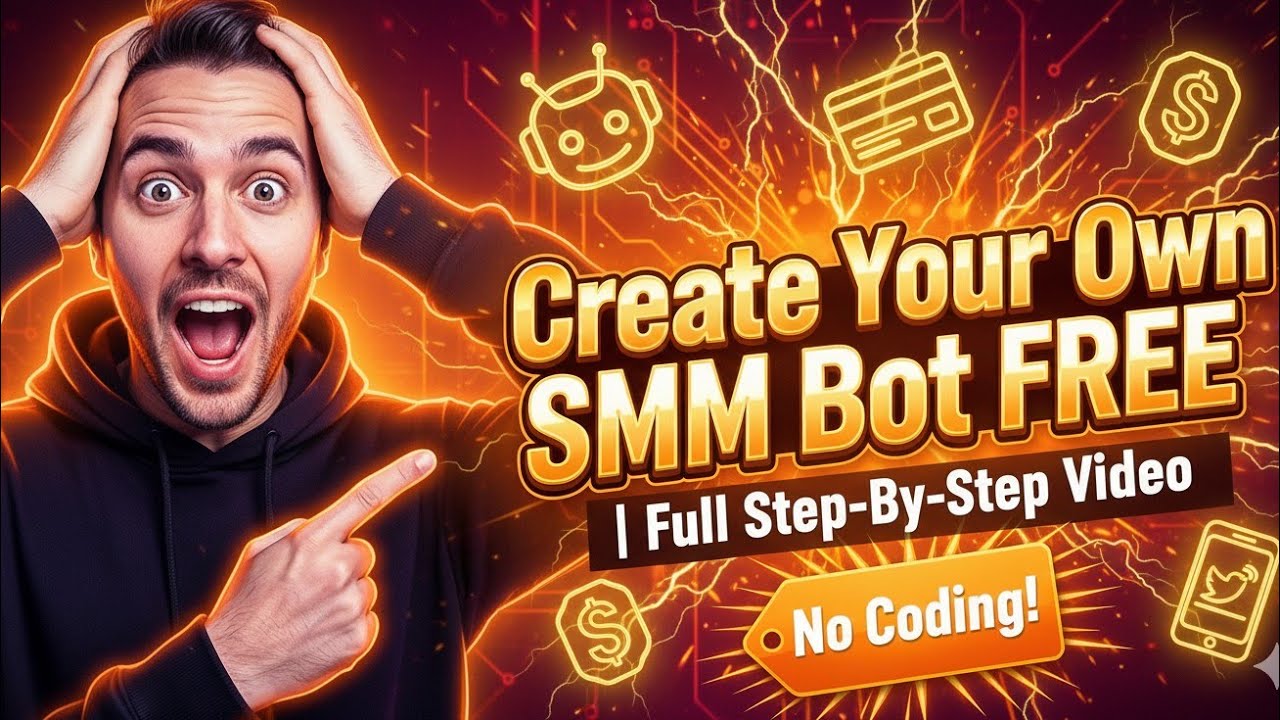 Create Your Own SMM Bot FREE 🔥 | Full Step-By-Step Video | No Coding