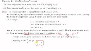 Real Analysis: Lecture 10 - Nested Interval Property, Archimedean Property, Density of Q and I in R