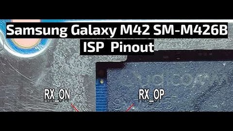 Samsung Galaxy M42 SM-M426B ISP UFS Pinout Repair Guide #gsmsanjoy