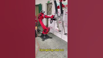 Electroplating robot #automobile #industrialrobot #robot #intelligence #machine #factory #welding