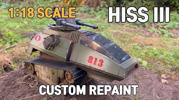 GI Joe 1:18 Cobra HISS Tank Custom Repaint and Weathering