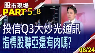 【獲利超穩生技股 快搶張車票上車投信力拱聯亞 那道光續威參與作帳行情的低PE股】20220824(第5/8段)股市現場*鄭明娟(胡毓棠)