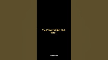 ||Most Powerful Shiv Stuti||Ashutosh Shashank Shekar||Part-1 #shorts #viralvideo #ytshorts #mahadev