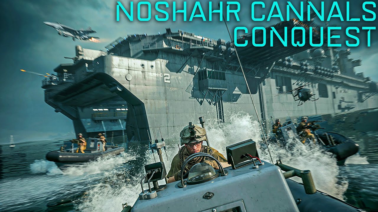 Revisiting Noshahr Canals (Conquest Large) Battlefield 2042 - 4K - YouTube