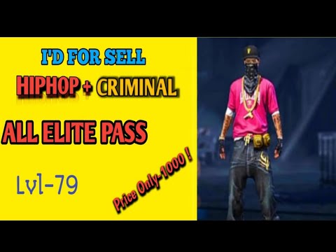 FREE FIRE ID SELL !! HIPHOP BUNDLE CRIMINAL BUNDLE!!ALL ...