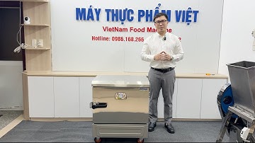 Trên tay Tủ Hấp Giò Chả Xúc Xích Nhỏ Nhất 4 Khay, Tủ Nấu Cơm Mini