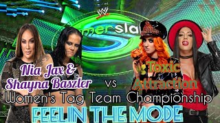 WWE 2K22 A.W.E Universe: Nia Jax & Shayna Baszler vs Toxic Attraction - Feelin The Mode