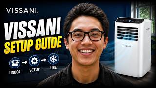 How to Set Up & Use Vissani Portable Air Condition - Easy Tutorial 2026