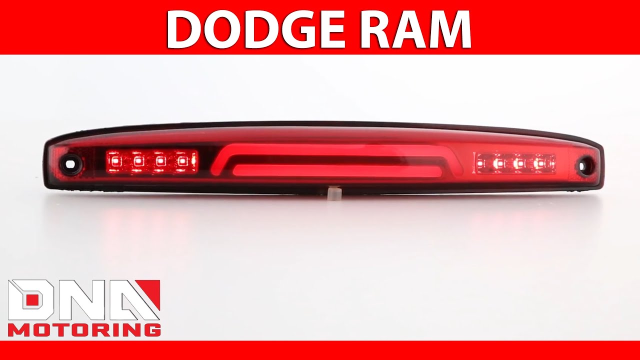 DNA Motoring 03-06 Dodge Ram 2500 3500 Red Brake Light - YouTube