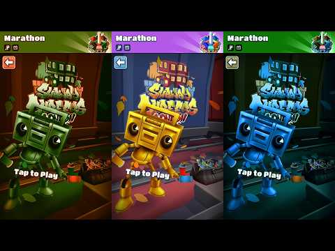 SUBWAY SURFERS LONDON (IC1 🆚 NC 🆚 IC2) ULTIMATE COLORS COMPARISON!