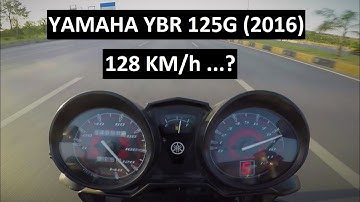 YBR 125 Top speed | How I achieved 128 kph speed