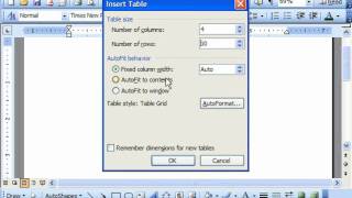 Famous Word 2003 Tutorial Using Tables Microsoft Office Training Lesson 16.1 Net Worth
