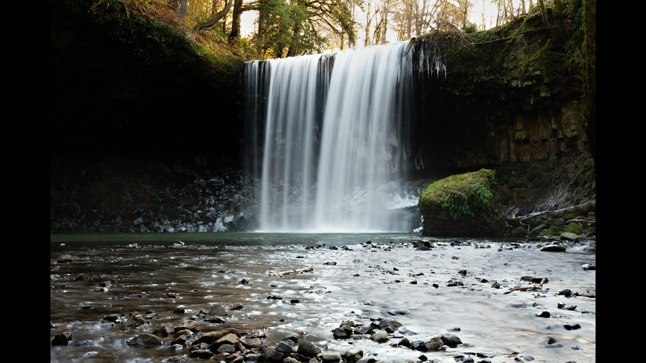 Beaver Creek Falls, Oregon | Quiet Waterfall with Soft Music & Gentle Facts