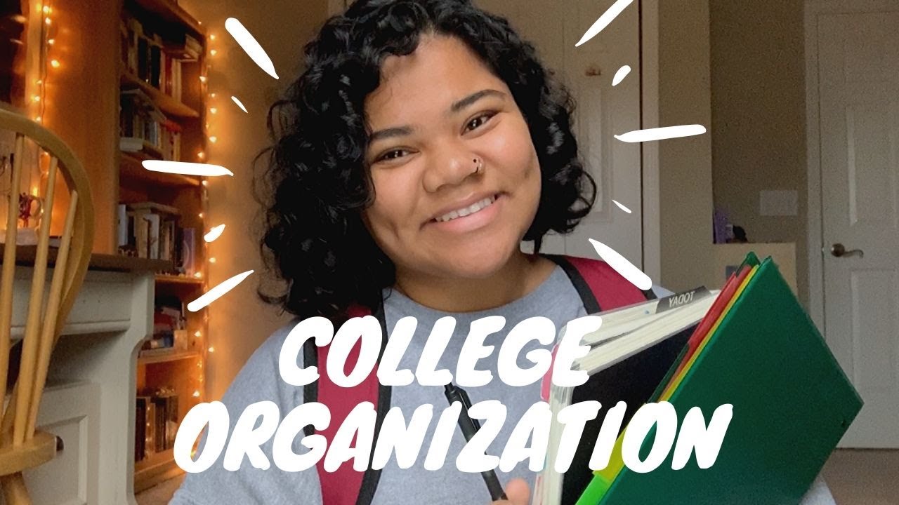 How I Stay Organized in College