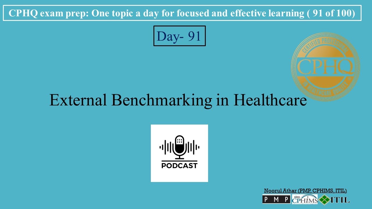 CPHQ exam prep | External Benchmarking in Healthcare |
