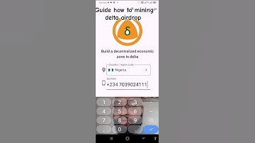 GUIDE HOW TO MINING DELTA AREDROP