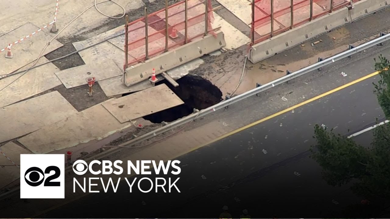 Latest I-80 sinkhole sending shockwaves through Wharton, N.J.