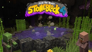 Cure the Zombies, we need Workers | Minecraft Stoneblock 4 Ep 2