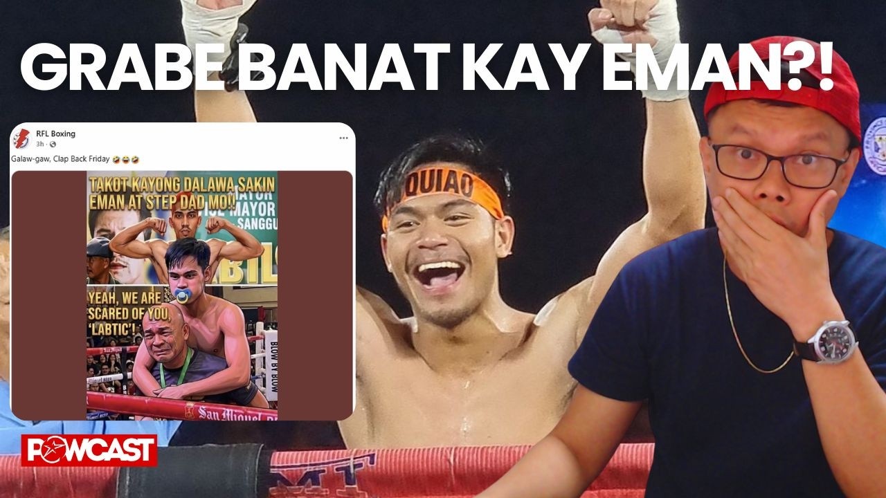 Eman Bacosa Pacquiao Tinawag na Mama's Boy at Duwag ng Boxer na si Jingle ng Surigao?