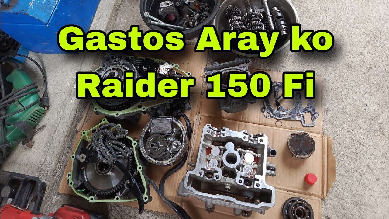 Gastos Aray ko Raider 150 Fi