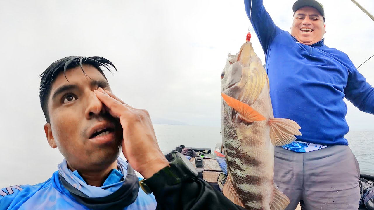 Me lance al agua para rescatar caña y carrete en plena pesca embarcada