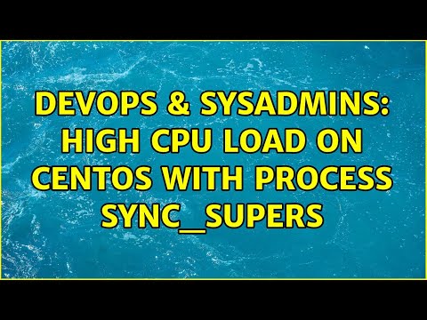 DevOps & SysAdmins: High CPU load on Centos with process sync_supers (2 Solutions!!)