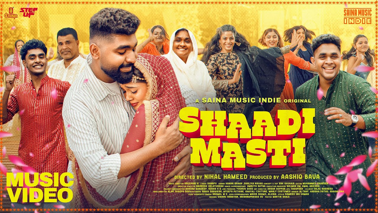 Shaadi Masti l Sreehari K | Hanan Shaah | Official Music Video l Saina Music Indie
