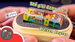Thế giới game 8 bit trong Keycap của Jelly Key ToyStation 808 #shlorts screenshot 1