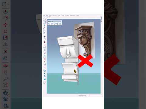 Turn a 2D architectural reference into a 3D detail in SketchUp — video thumbnail