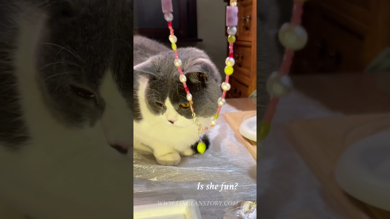 2025 LING LAN JEWELRY Colorful Elegant Gemstone 14KGF HOLIDAY Pearl Floral Buckle Necklace