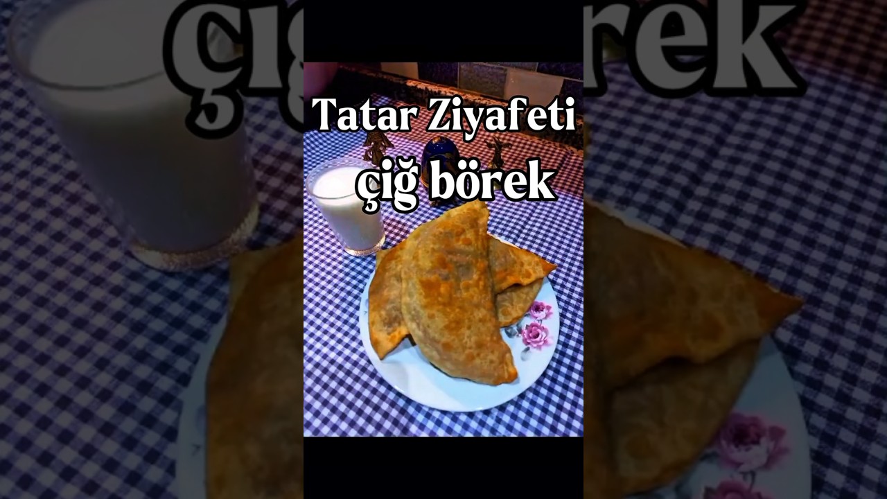 Bir Lokmada Efsane: Çıtır Çiğ Börek 🥟 #yemektarifi #börek #çiğbörek #tataristan #çaysaati #tarif