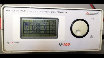 PROMAX RP 100Q Return Path Pilot Generator test teardown