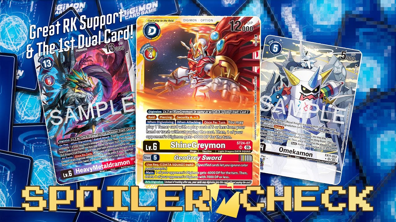 Great Royal Knights Support & The 1st Dual Card! | EX11 Spoiler Check | Digimon Card Game