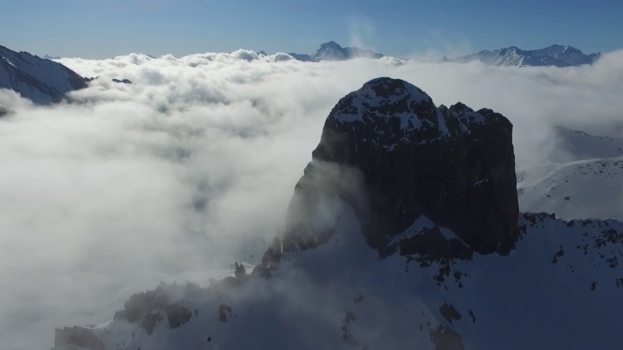 Pierra Menta vue du ciel (drone)