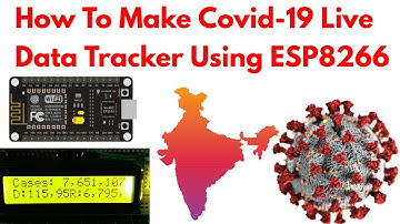 How To Make Covid-19 Live Data Tracker Using #NodeMCU #ESP8266 & LCD Display  || Tech Undefined