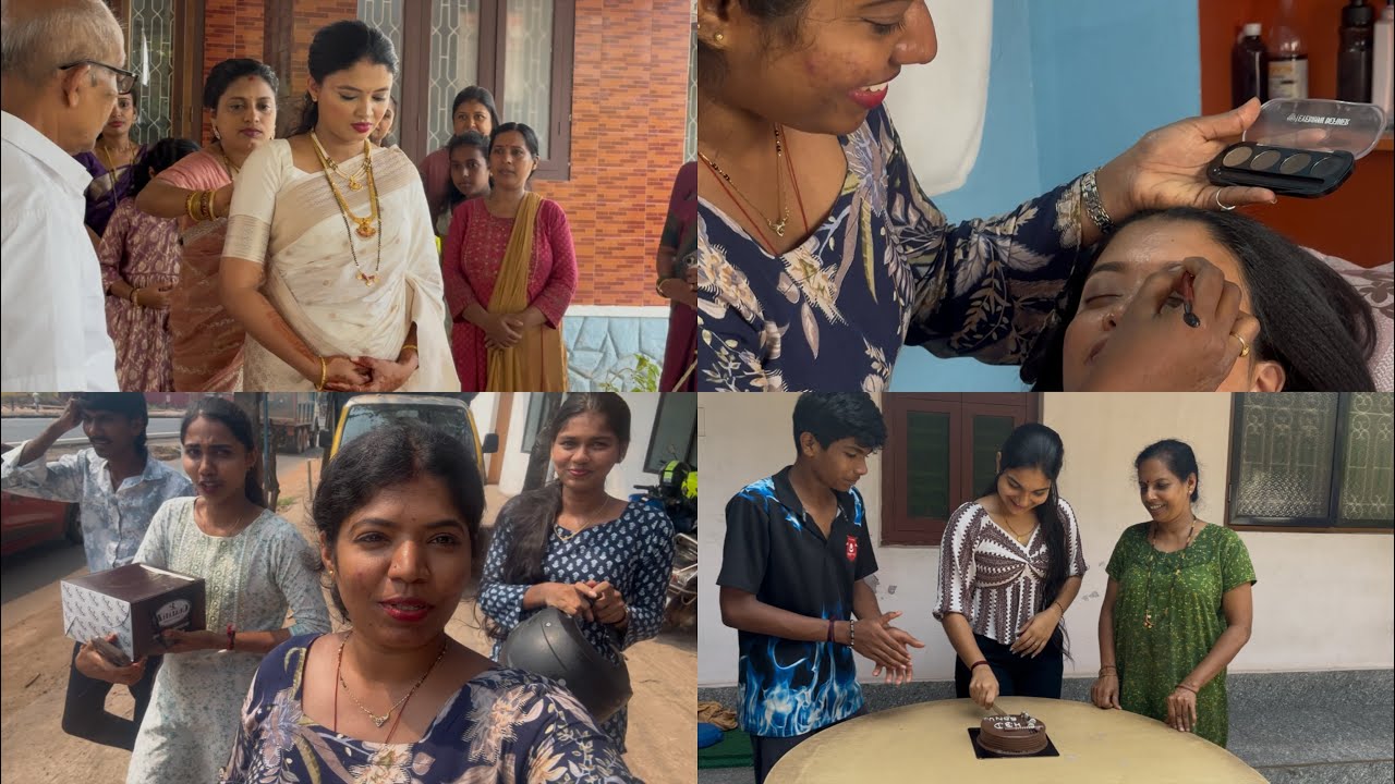 ಇನಿ ಬಯಕೆದ ಮೇಕಪ್ ಇತ್ತಿನಿ ಕೇರಳದಂಚಿ । ಸೋನುನ birthday ಗು surprise ಆದ್ ಇಲ್ಲಗ್ ಪೋಯ 🥰😊