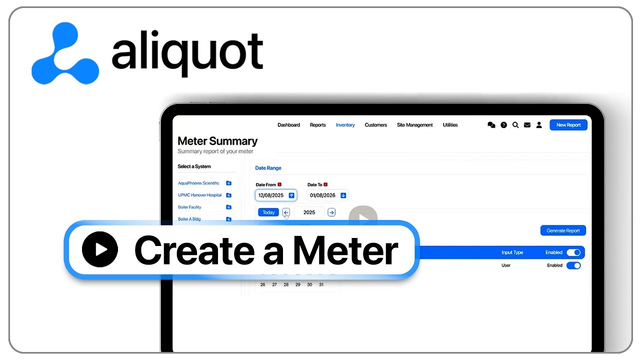 Aliquot Demo - Create a Meter