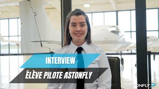 Portrait Astonfly | Laura, élève pilote en formation théorique