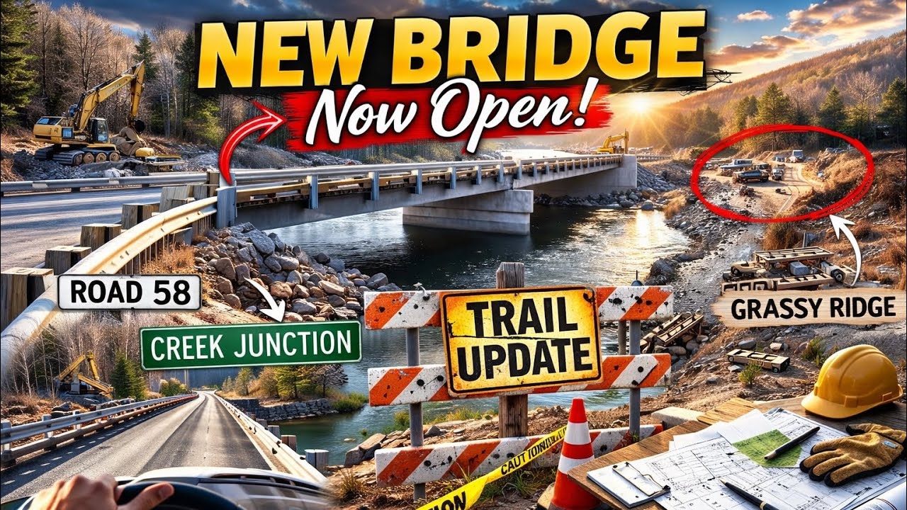 Big Progress on the Creeper Trail? Road 58 to Grassy Ridge 