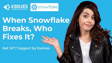 Snowflake Enterprise Support by Ksolves | Cost Optimization, 24x7 SLA, Certified Experts