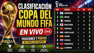 🔴 Classement FIFA World Cup en direct – Positions et points de toutes les équipes !